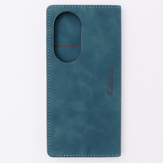 Etui do Oppo Reno 10 / 10 Pro, ERBORD Vintage portfel z klapką, niebieskie