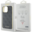 Etui GUESS do iPhone 15 Pro Max, 4G Charms Collection, szare