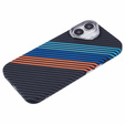 Etui do iPhone 16 Plus, Carbon Fiber MagSafe, granatowe
