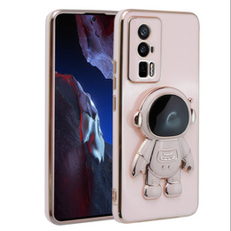 Etui do Xiaomi Poco F5 Pro, Astronaut, różowe