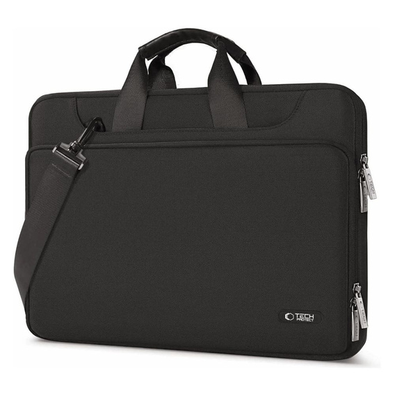 Tech-Protect Pocket Bag, Etui Torba do laptopów 13-14 cali, Czarna