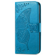 Etui z klapką do Google Pixel 8A, Butterfly, niebieskie