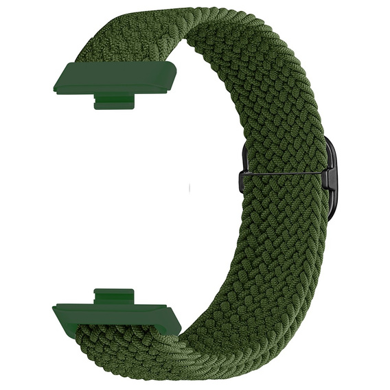 Pasek nylonowy do Huawei Watch Fit 4 / 4 Pro / 3, Zielony