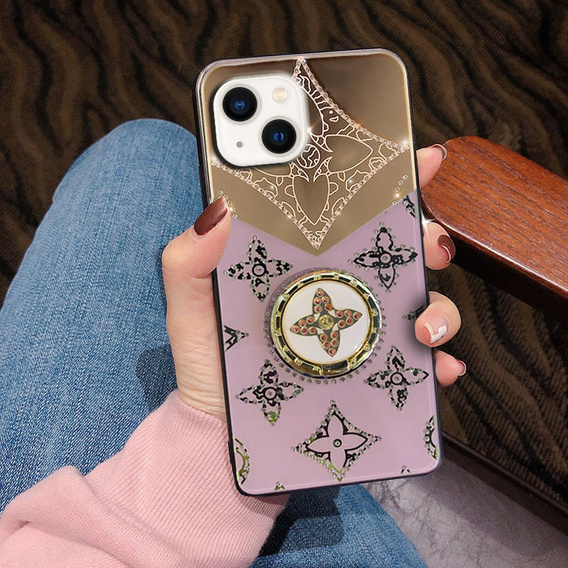 Etui Fashion do iPhone 13, fioletowe