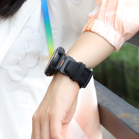 Pasek Silikonowy QuickFit do Garmin Fenix 22mm, Czarny