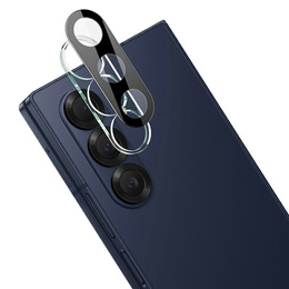 IMAK osłona aparatu do Samsung Galaxy Z Fold7 5G – szkło hartowane + akrylowa nakładka, wersja czarna