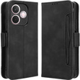 Etui z klapką do Oppo A5 Pro 5G, Card Slot, czarne
