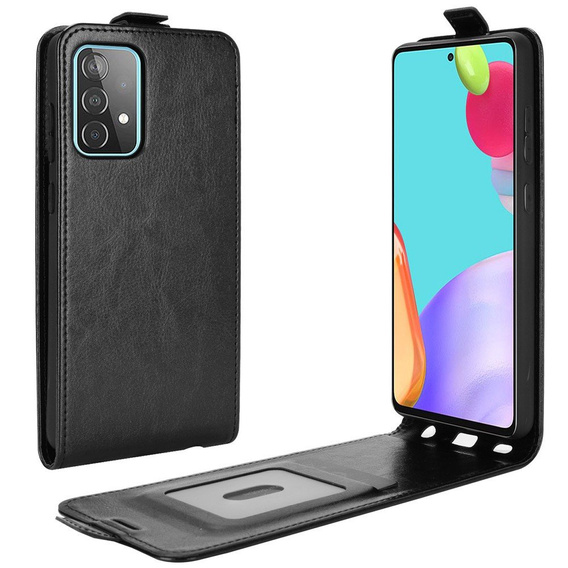 Etui z klapką do Samsung Galaxy A52 / A52s, Flip, czarne