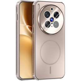 Etui ochronne do Vivo X300 Pro, do MagSafe, złote