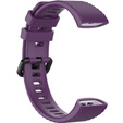 Pasek Silikonowy do Huawei Band 3/4 Pro - Fioletowy