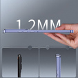 Etui z ochroną aparatu do Motorola Edge 50 Pro 5G, CamShield MagSafe, fioletowe