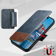Etui z klapką 2w1 SUTENI do iPhone 17 Pro Max, do MagSafe, niebieskie