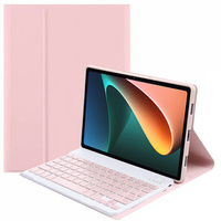 Etui z klawiaturą do Xiaomi Pad 5/5 Pro, różowe rose gold