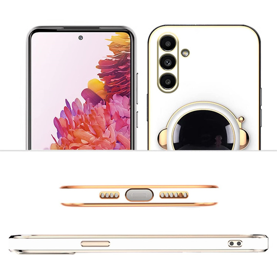 Etui do Samsung Galaxy A56 5G, Astronaut, białe