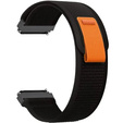 Pasek Nylonowy Uniwersalny 22mm, Czarny / Pomarańczowy