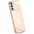 Etui do Samsung Galaxy M55 5G, Glamour CamShield, różowe rose gold