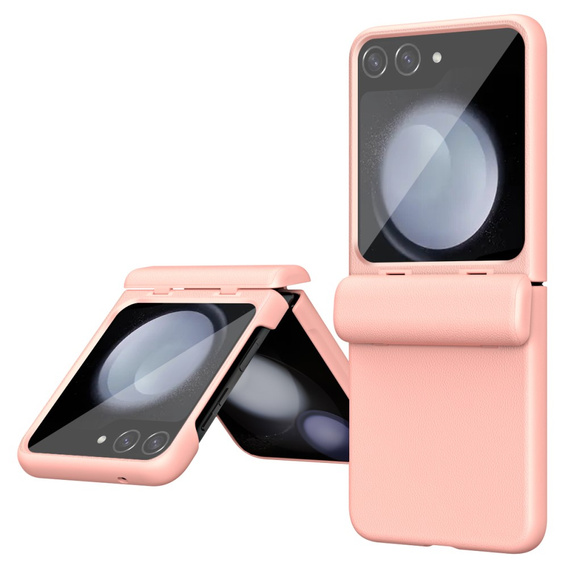 Etui do Samsung Galaxy Z Flip7 FE / Z Flip6, Slim Leather, różowe