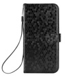 Etui z klapką do Realme Note 70T 4G, Wallet Rhombus, czarne