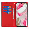 Etui z klapką do Google Pixel 10 / 10 Pro, Litchi Skin Grain, czarne