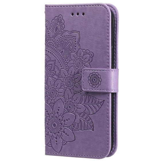 Etui z klapką do Samsung Galaxy M15 5G, Mandala, fioletowe