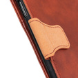Skórzane Etui Wallet do Samsung Galaxy A50/A50S/A30S, brązowe