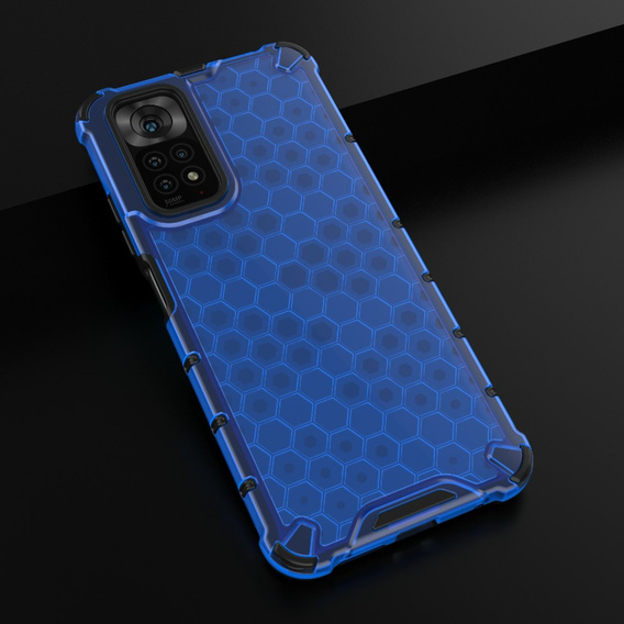 Etui Honeycomb do Xiaomi Redmi Note 11/11S, Niebieskie