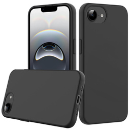 Etui do iPhone 16e, Silicone MagSafe, czarne