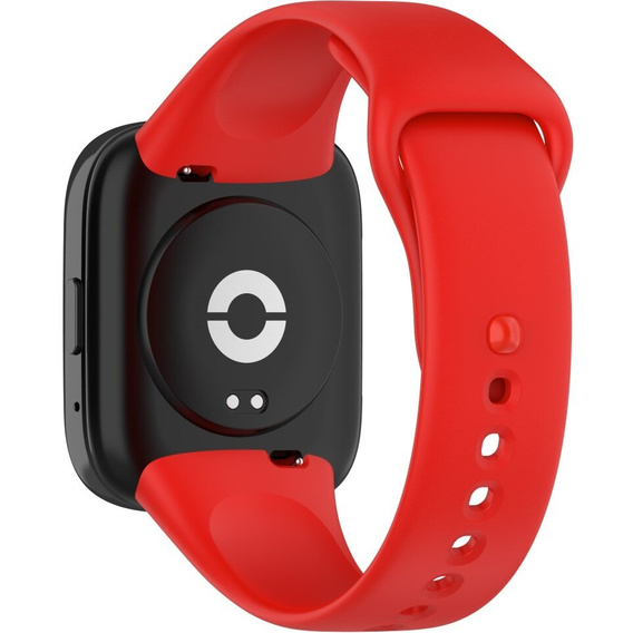 Pasek Silikonowy do Xiaomi Redmi Watch 3 Active, Czerwony