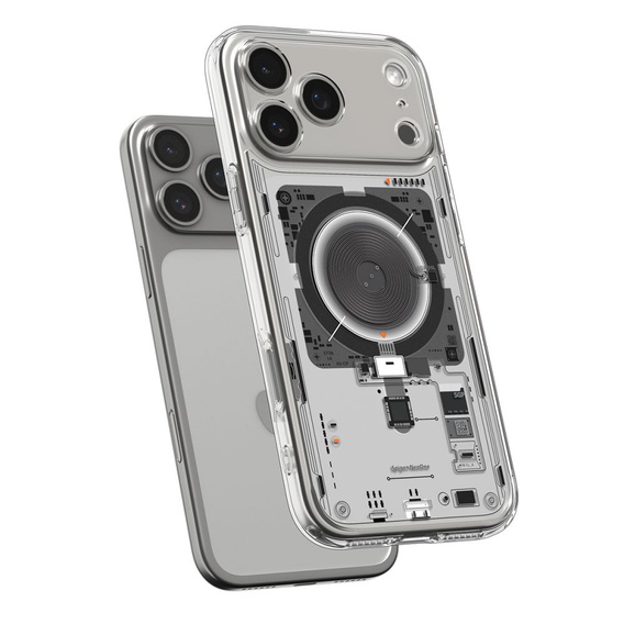 Etui Spigen do iPhone 17 Pro Max, Ultra Hybrid Mag MagSafe, Neo One - Clear