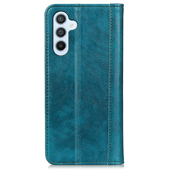 Etui do Samsung Galaxy S24, Wallet Litchi Leather, zielone