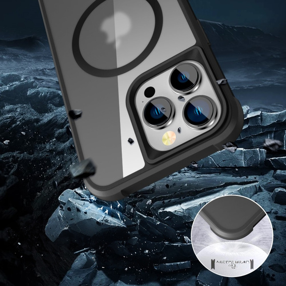 Etui Magnetyczne do Magsafe do iPhone 15 Pro Max, czarne
