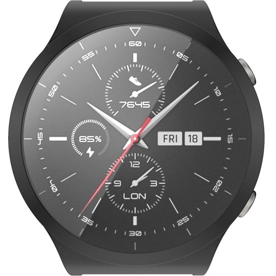 2w1 Etui z Osłoną na ekran do Huawei Watch GT 2 PRO, Czarne