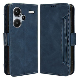 Etui z klapką do Xiaomi Redmi Note 13 Pro+, Card Slot, niebieskie