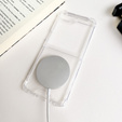 Etui do Samsung Galaxy Z Flip7 FE / Z Flip6, Dropproof MagSafe, przezroczyste
