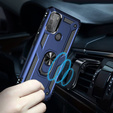 Etui pancerne do Motorola Moto G50, Nox Case Ring, niebieskie