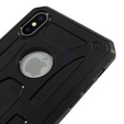 Czarne Etui PROTECTION SHELL Case do iPhone X / XS