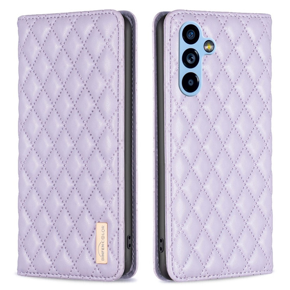 Etui z klapką do Samsung Galaxy A54 5G, Wallet, BINFEN COLOR, fioletowe