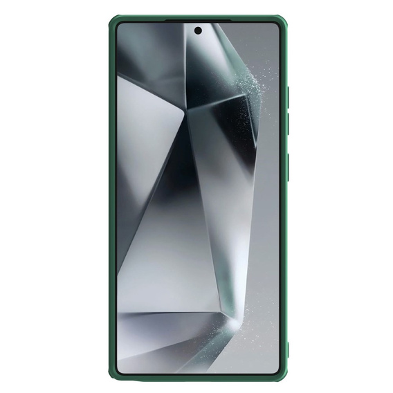 Etui do Samsung Galaxy S25 Ultra, pancerne Nillkin, CamShield Pro, zielone