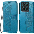 Etui z klapką do Motorola Moto G86 5G, Butterfly, niebieskie
