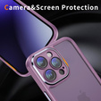 Etui do iPhone 15 Pro Max, ERBORD Impact Guard, fioletowe