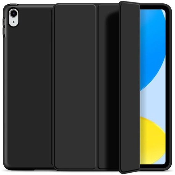 Etui do iPad 11" 2025 A16 (11 gen.) / iPad 10.9" 2022 (10 gen.), Smart case z klapką, Czarne