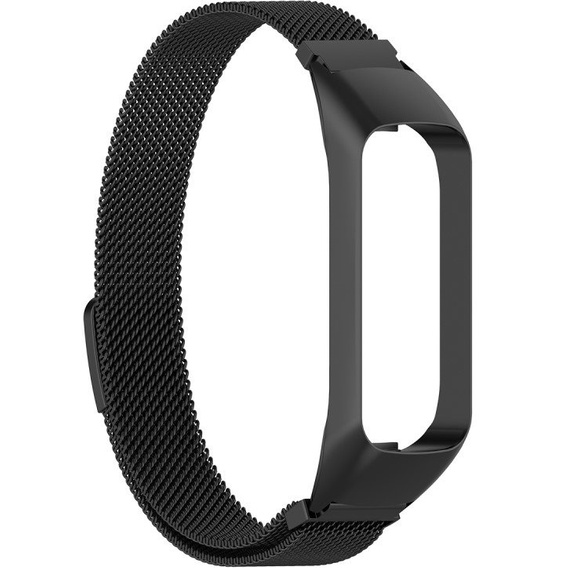 Pasek Bransoleta Milanese do Samsung Galaxy Fit 2 SM-R220, Czarny