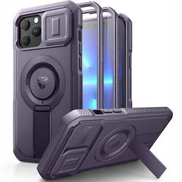 Etui pancerne Dexnor CamProtect z MagSafe do iPhone 12 Pro Max / 13 Pro Max – fioletowe