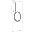 Oryginalne Etui do Samsung Galaxy S25, Clear Magnet Cover, przezroczyste