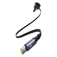 Baseus Enjoyment Max – ładowarka samochodowa 90W z kablami USB-C i Lightning oraz portami USB-A i USB-C, czarna