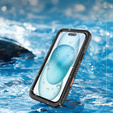 Etui Wodoodporne IP68 do iPhone 16 Plus, czarne