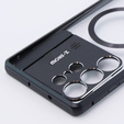 Etui Magnetyczne do Samsung Galaxy S23 Ultra 5G, Aroma Hybrid, czarne 