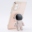 Etui do Motorola Moto G84 5G, Astronaut, różowe rose gold