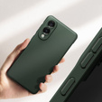 Etui Ringke Onyx do Samsung Galaxy S25 Edge + Szkło Hartowane 9H – Zielone