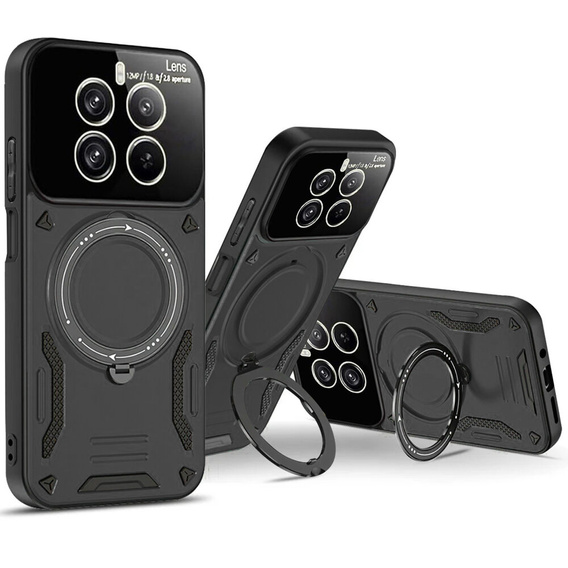 Etui pancerne do Realme 12 Pro 5G / 12 Pro+ 5G, Magnetic Ring, czarne